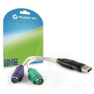 Prudent Way PWI USB PS2 USB to Dual PS2 Adapter Computers & Accessories