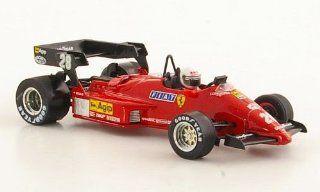 Ferrari 126 C4, No.28, R.Arnoux, January , 1984, Model Car, Ready made, Brumm 143 Brumm Toys & Games