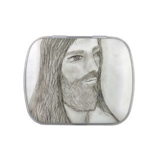 A Solemn Jesus II Jelly Belly Candy Tins