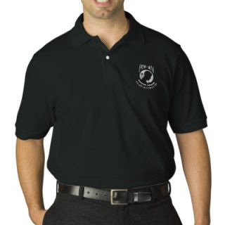 KRW Embroidered POW MIA You Are Not Forgotten Embroidered Polo Shirt