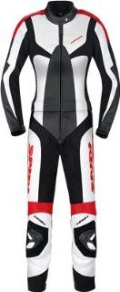 Spidi Sport S.R.L. Poison Leather Touring Ladies Suit , Gender Womens, Primary Color White, Size 46, Apparel Material Leather, Distinct Name Black/White Y117 021 48 Automotive