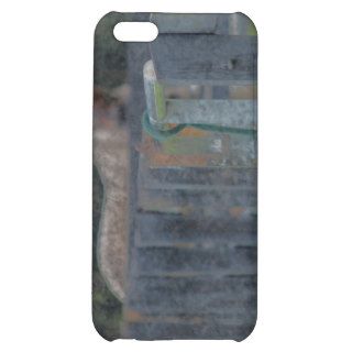 fence with horse behind abstracted grunged iPhone 5C cases