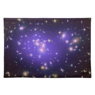 Galaxy Print Stars Ultra Violet Space Purple Night Placemats