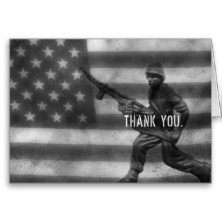 Soldier Thank You Card