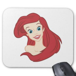 Little Mermaid Ariel smiling Disney Mouse Pads