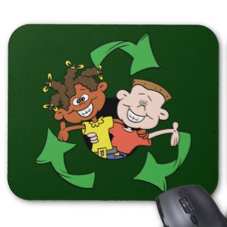 Reduce Reuse Recycle Kids Mousepads