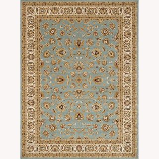 Hand tufted Primeval Blue/ Ivory Oriental Rug (11'2 x 14'6) Alexander Home Oversized Rugs