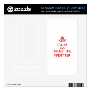Keep Calm and Trust the Pipefitter Zune HD Decals