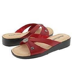 Minnetonka New Tucson Slide Red Leather(Size 6 B  (Size 6 B   Medium) Minnetonka Sandals
