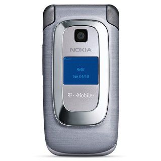 Nokia 6086 Silver Phone (T Mobile) Cell Phones & Accessories