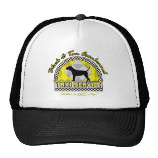 Black & Tan Coonhound Taxi Service Hat