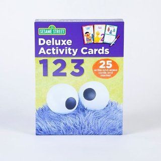 Sesame Street Deluxe 123 Activity Cards Toys & Games