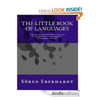 The Little Book of Languages A Reference Book eBook Sren Eberhardt Kindle Store