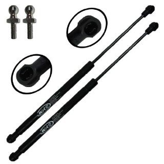 Wisconsin Auto Supply WGS 138 2 Two Rear Glass Gas Charged Lift Supports For Back Window On Hatch With Upgraded Replacement Mounting Studs Automotive