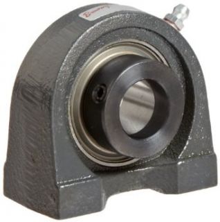 Browning VTBE 124 Pillow Block Ball Bearing, 2 Bolt, Eccentric Lock, Contact and Flinger Seal, Cast Iron, Inch, 1 1/2" Bore, 1 15/16" Base To Center Height