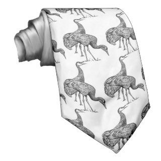 Bird / Sandhill Crane Tie