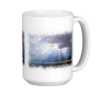 Psalms 344 on light coffee mug