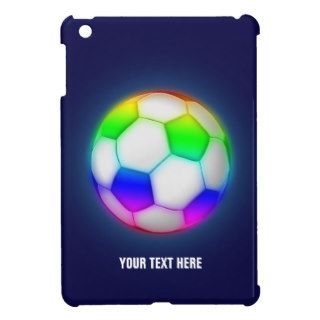 Personalizable Colorful Soccer Football iPad Mini iPad Mini Cases