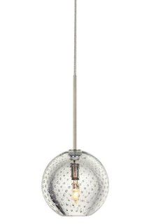 Stone Lighting PD129CRBZX2M Pendant, Bronze Finish with Blown Sphere and Patterned Bubbles Shades   Ceiling Pendant Fixtures  