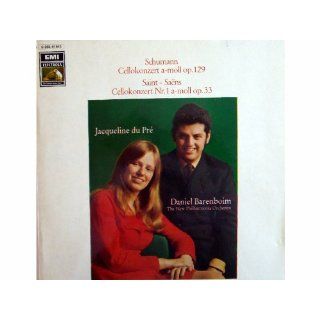 Schumann Cellokonzert a moll op. 129 Saint   Saens Cellokonzert Nr.1 a moll op. 33 [Vinyl LP record] Music