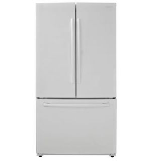 Samsung 25.7 cu. ft. French Door Refrigerator in White RF260BEAEWW