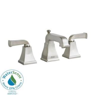 American Standard Town Square Widespread 2 Handle Low Arc Bathroom Faucet in Satin Nickel 2555.821.295
