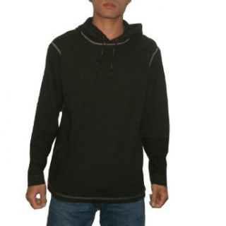 TOMMY BAHAMA Mens V Neck Thermal Hoodie / Sweatshirt   Deep Green (Size L) Clothing