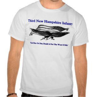 Third New Hampshire Infantry T shirt