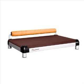 SnoozeSleeper Dog Bed with an Inside Memory Foam Layer Size Large (28" L x 44" W), Color Tan, Bolster Color Tan  Pet Beds 