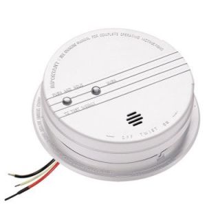 FireX Hardwire interconnectable 120 Volt Smoke Alarm with Battery Backup 21006371