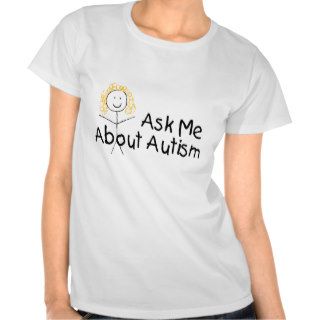 Ask Me About Autism (Girl 1) Tee Shirt