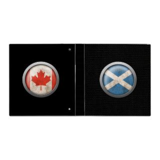 Steel Mesh Scottish Flag Disc Graphic Binder