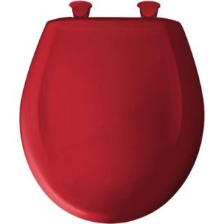 BEMIS Round Closed Front Toilet Seat in Red 200SLOWT 153