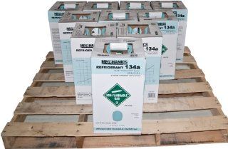 One Pallet / 10 Pack of 30 lbs Auto Refrigerant Tanks, R134a, R134 A Automotive
