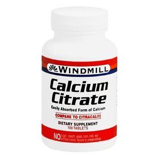 WINDMILL CALCIUM CITRATE 155 100Tablets Health & Personal Care