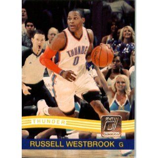 2010 / 2011 Donruss # 136 Russell Westbrook Oklahoma City Thunder NBA Trading Card  In Protective Screwdown Case 
