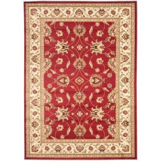 Safavieh Lyndhurst Red/Ivory 5 ft. 3 in. x 7 ft. 6 in. Area Rug LNH553 4012 5