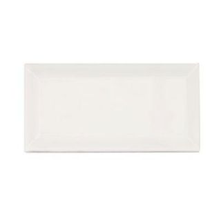 Jeffrey Court Pearl White Beveled 3 in. x 6 in. Ceramic Wall Tile 99503