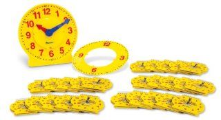 Learning Resources Changing Faces Clock Classroom Set (LER3010)  Themed Classroom Displays And Decoration 