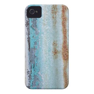 Blue iron texture wall iPhone 4 cover