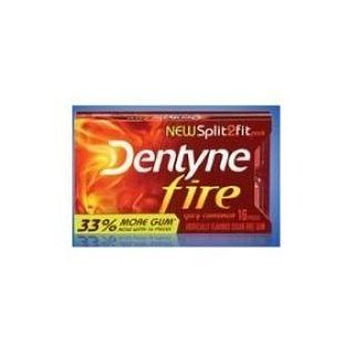 Dentyne Fire Spicy Cinnamon Gum   16 pieces per pack    162 packs per case.