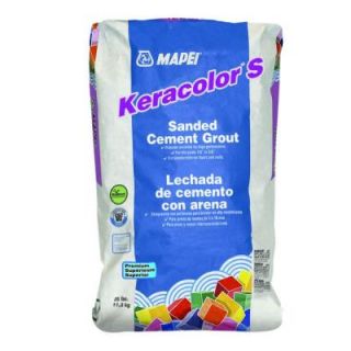 Mapei Keracolor 25 lb Avalanche Sanded Grout 23825
