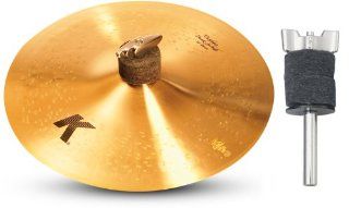 Zildjian K0932T10 K Custom Dark 10" Splash Cymbal w/ 4" Stacker Musical Instruments