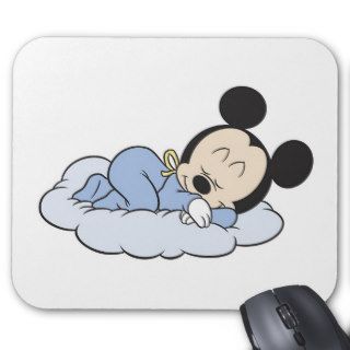 Baby Mickey Sleeping Mousepad