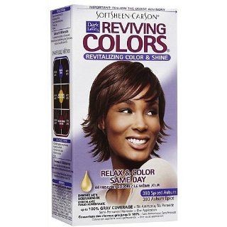 Dark & Lovely Reviving Colors Semi, Permanent Haircolor, Spiced Auburn  Chemical Hair Dyes  Beauty