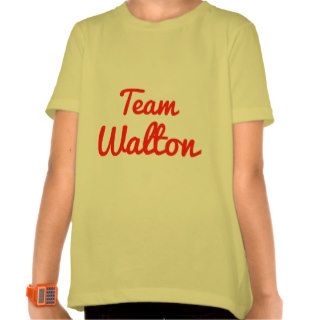 Team Walton Tee Shirts