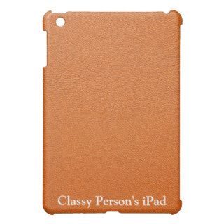 Orange Leather Look Case For The iPad Mini