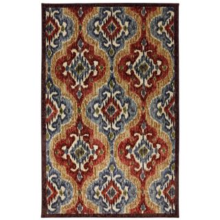 Primary Ikat Primary Area Rug 5x8   6x9 Rugs
