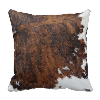 Cowhide Leather Look Pillows
