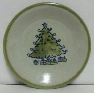 Louisville Stoneware Christmas Plate 4.5"  Commemorative Plates  